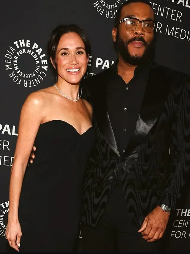 Potret Meghan Markle Hadiri Paley Honors Fall Gala 2024 Tanpa Pangeran Harry, Elegan Kenakan Gaun Hitam