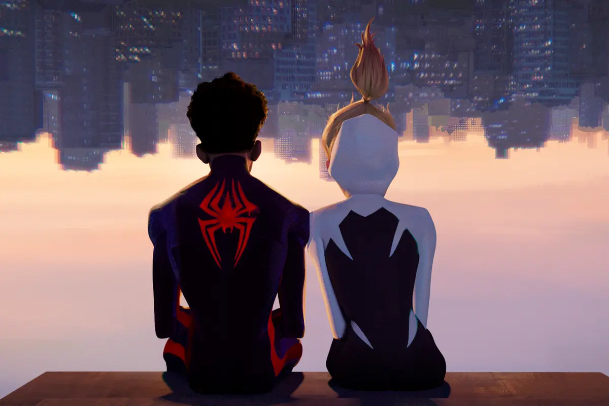 Miles Morales dan Gwen Stacy dipertemukan kembali di film Spider-Man: Across The Spider-Verse