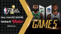 Jangan Ketinggalan, Live Streaming NBA 2022 Final Game 5 : Celtics Vs Warriors di Vidio. (Sumber : dok. vidio.com)