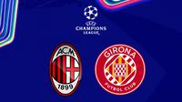 Liga Champions - AC Milan Vs Girona (Bola.com/Adreanus Titus)