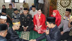 Momen Haru Prosesi Ijab Kabul Tahanan Narkoba di Polres Bulukumba