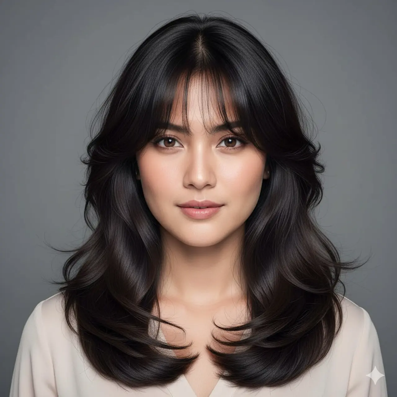 10 Rekomendasi Model Rambut Poni Tipis ala Korea untuk Wajah Kecil ...