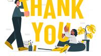 Ilustrasi ucapan terima kasih, thank you. (Image by storyset on Freepik)