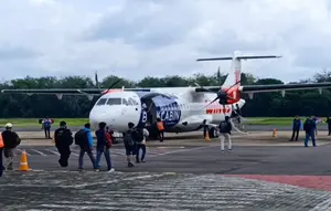 Penerbangan Bandara Sampit Kembali Beroperasi Usai Sebulan Terdampak Asap