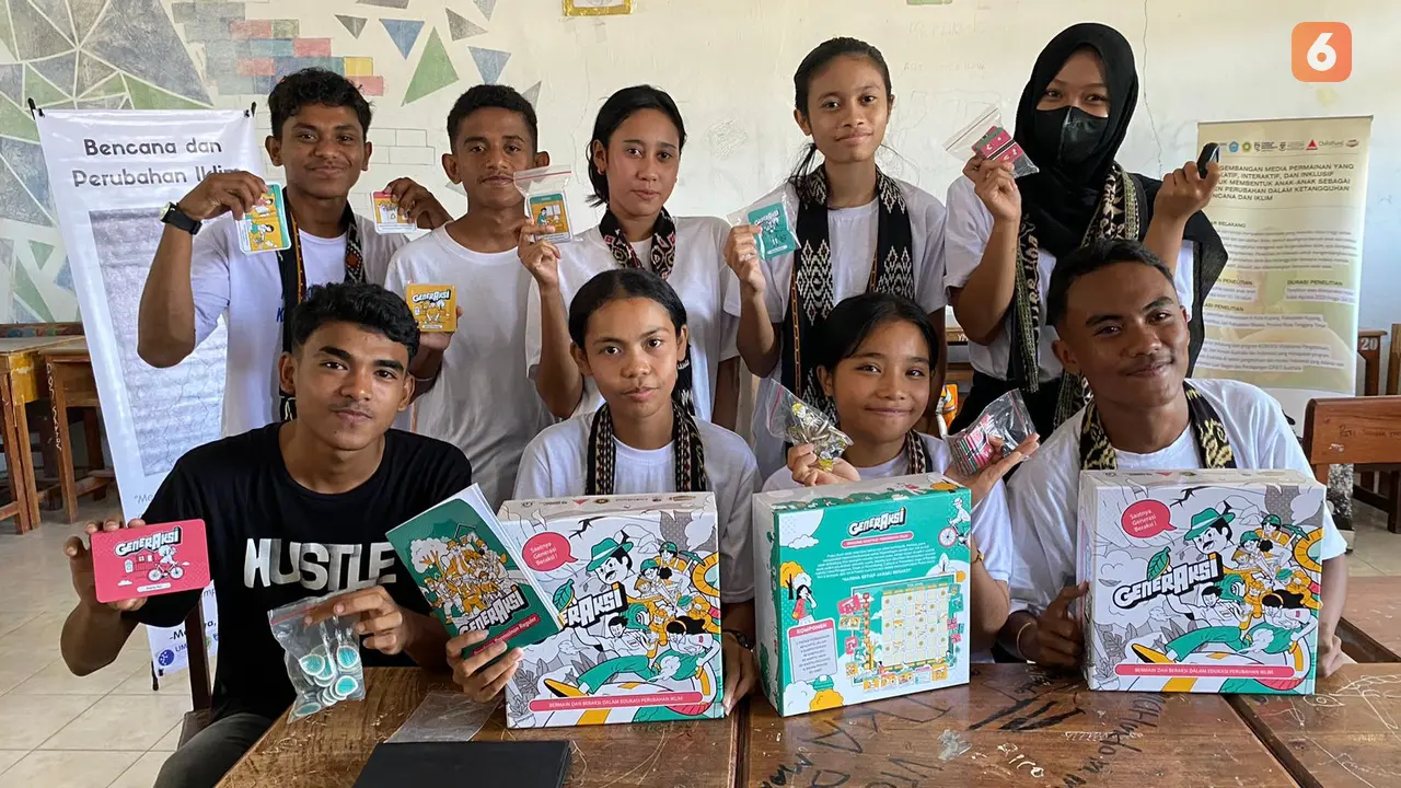 GENERAKSI merupakan permainan yang mampu mengembangkan kemampuan dan pengetahuan, terutama remaja untuk berpikir kritis terhadap cara kreatif dalam mengatasi masalah perubahan iklim (Dok. Liputan6.com/Teddy Tri Setio Berty).