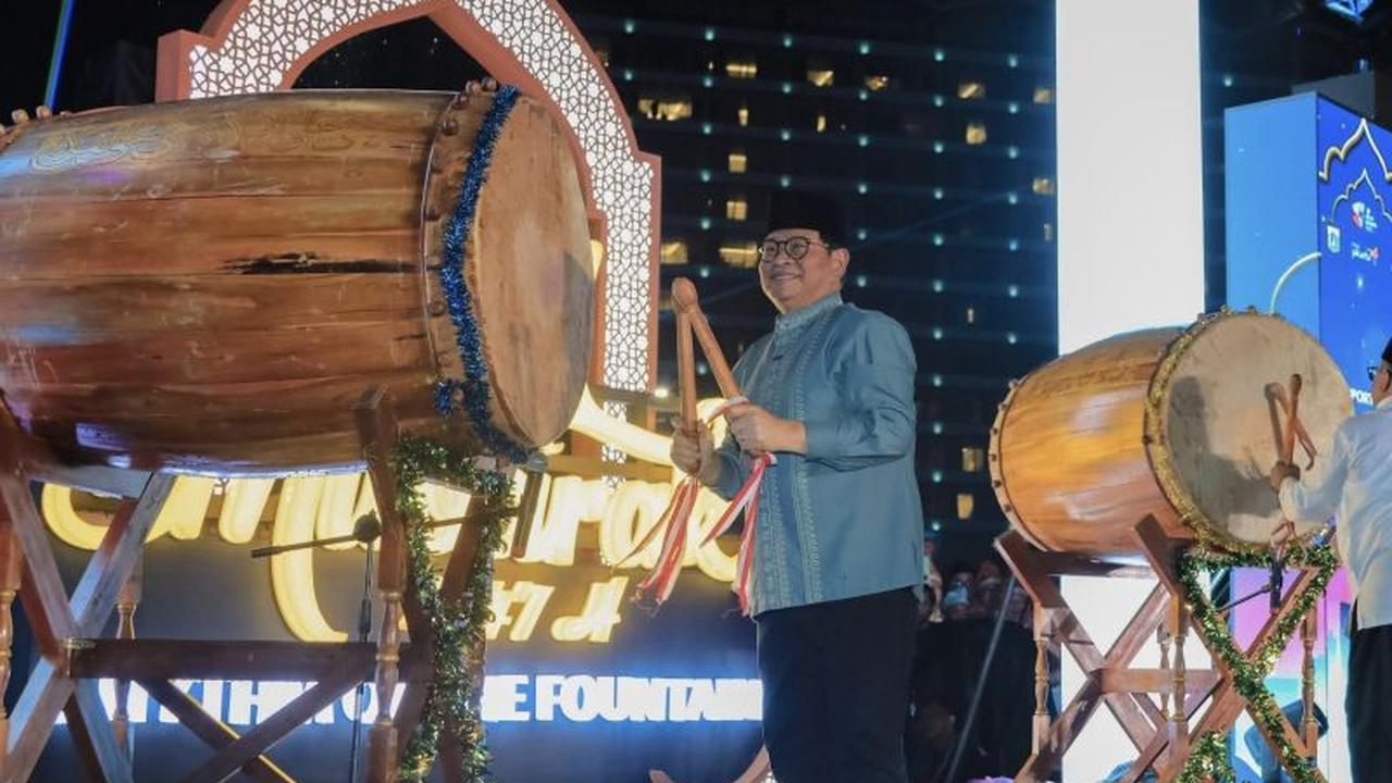 Jakarta Bedug Kolosal Perkuat Kebersamaan Warga, Gubernur Pramono: Momen Harmoni Sosial
