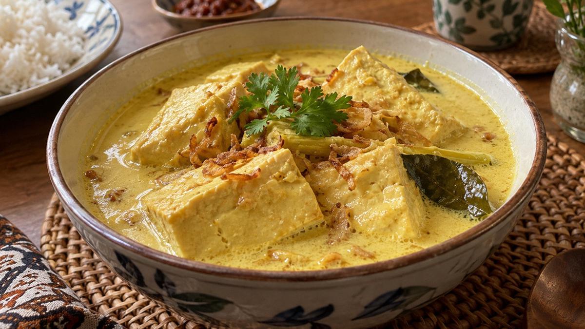 Resep Opor Tahu Kuah Kental yang Tidak Pecah, Begini Cara Mendapatkan Kuah Gurih dan Lembut