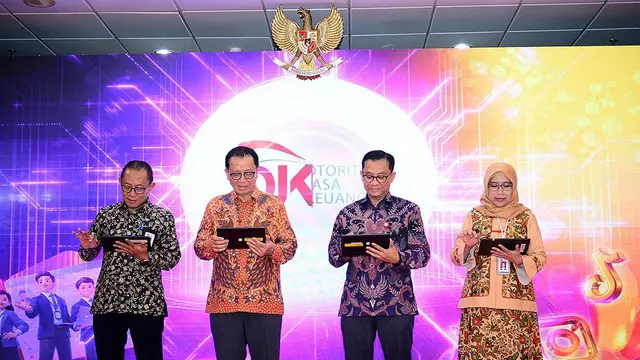 Kepala Eksekutif Pengawas Perbankan OJK, Dian Ediana Rae, dalam peluncuran Buku Panduan Media Sosial Perbankan. (Dok OJK)