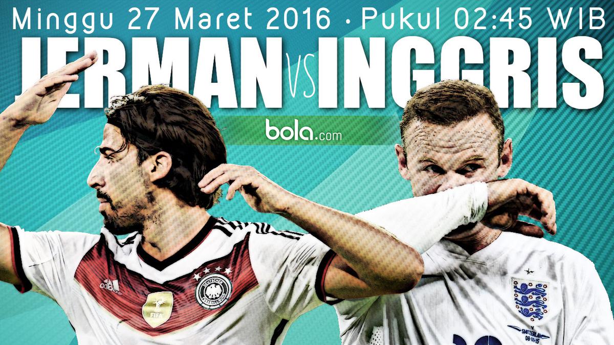 Susunan Pemain Jerman Vs Inggris Dunia