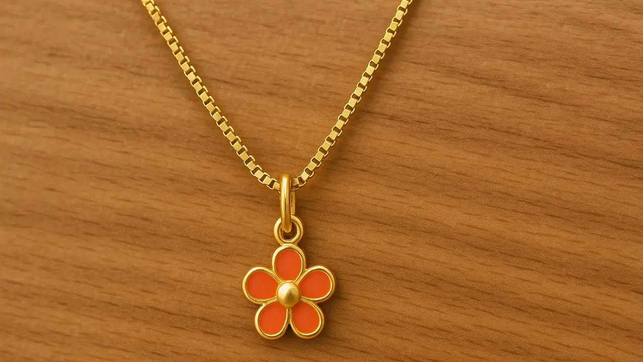 Kalung emas untuk anak perempuan (Foto: ChatGPT)