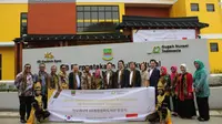Pemerintah Kabupaten Bekasi berkolaborasi dengan Kookmin Bank Korea dan Yayasan Gugah Nurani Indonesia berhasil menyelesaikan pembangunan Gedung Perpustakaan Multikultural di Desa Muktiwari Kecamatan Cibitung (Istimewa)