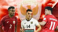 Timnas Indonesia - Yakob Sayuri, Joey Pelupessy, Ragnar Oratmangoen. (Bola.com/Wiwig Prayugi/Benediktus Gerendo Pradigdo)