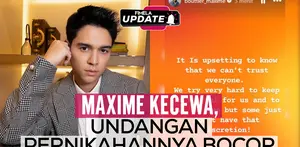 Maxime Bouttier Angkat Bicara Usai Undangan Pernikahannya Tersebar