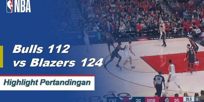 Cuplikan Pertandingan NBA : Bulls 112 VS Blazers 124