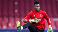 5. Andre Onana (Ajax). Kiper asal Kamerun ini adalah jebolan Akademi Barcelona La Masia 2010-2015. Awal 2015 langsung dikontrak oleh Ajax hingga saat ini. (AFP/Kenzo Tribouillard)