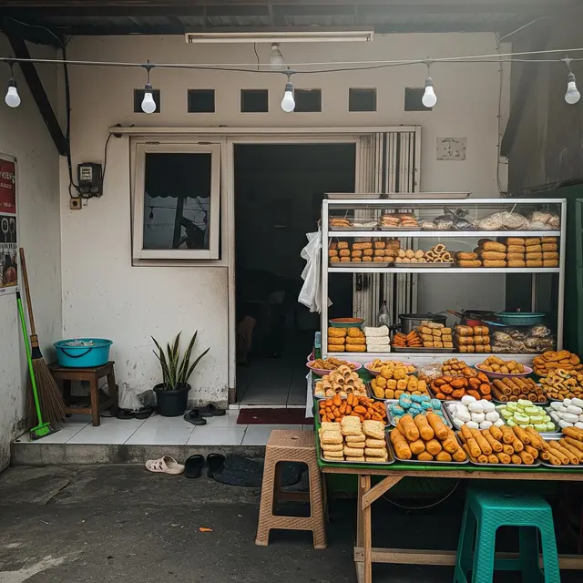 Jualan Gorengan atau Jajanan Sore