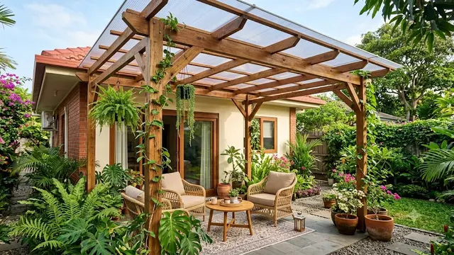 Pergola Kayu