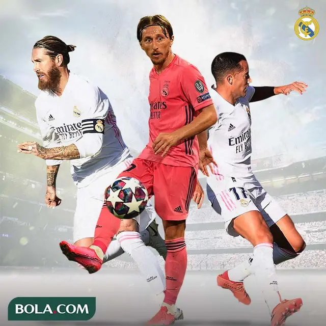 Real Madrid - Sergio Ramos, Luka Modric, Lucas Vazquez