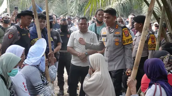 Kondisi Terkini Lokasi Konflik Lahan Berujung Pembakaran Kantor Sawit