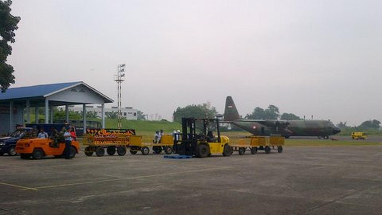 Pesawat Hercules korslet, pemulangan 8 jenazah ditunda