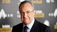 Florentino Perez - Tak perlu dipungkiri presiden Real Madrid ini merupakan orang yang tak puas dengan kinerja UEFA. Sosok yang paling bersemangat atas terbentuknya Liga super Eropa ini pun akhirnya didapuk sebagai presidennya. (AFP/Frank Fife)