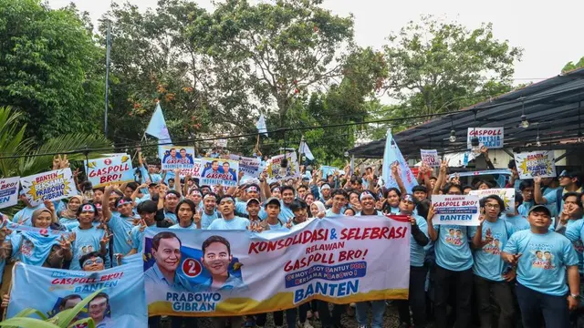 Relawan Gemoy, Asoy, Santuy Poll Bersama Prabowo atau yang singkat Gaspoll Bro