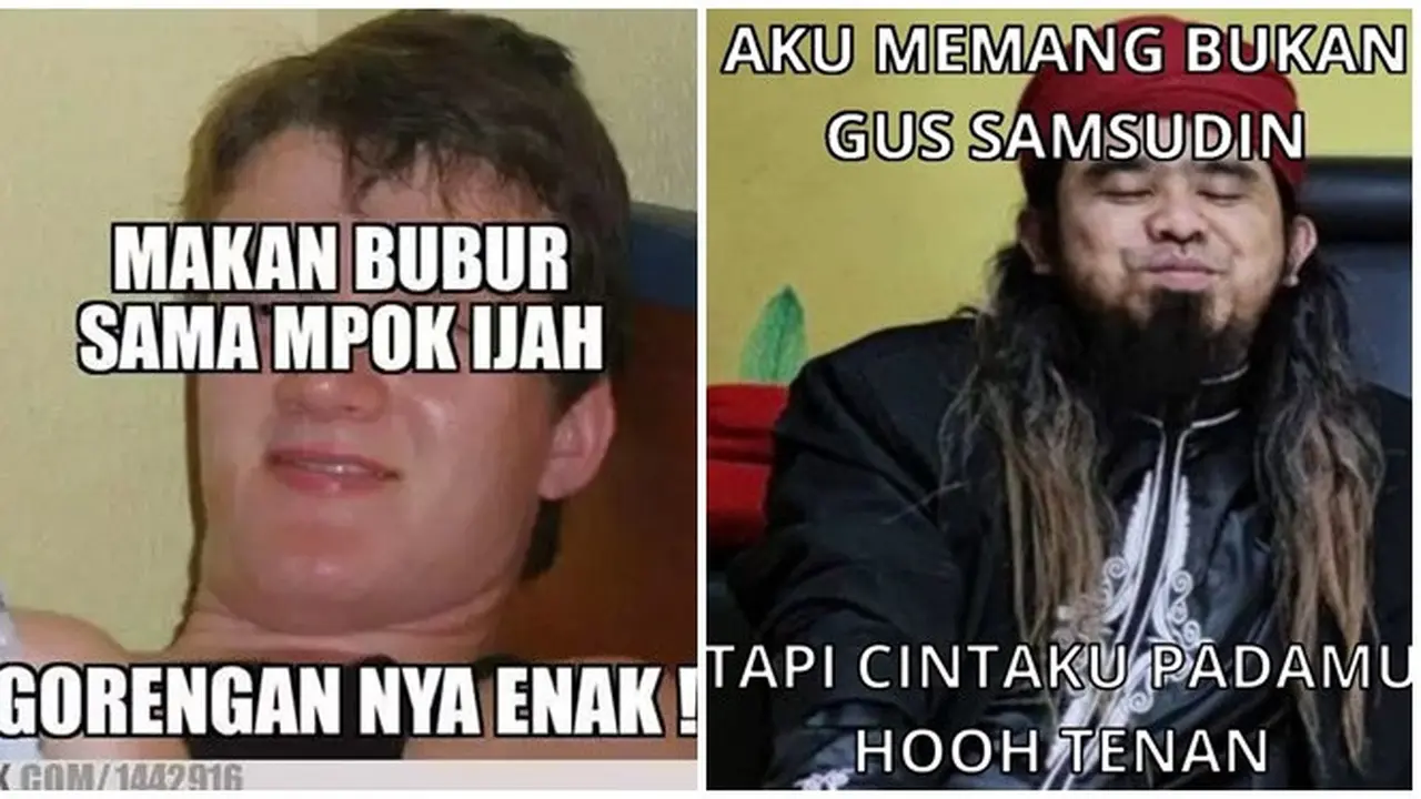 6 Meme Pantun Tidak Nyambung Bikin Dahi Berkerut