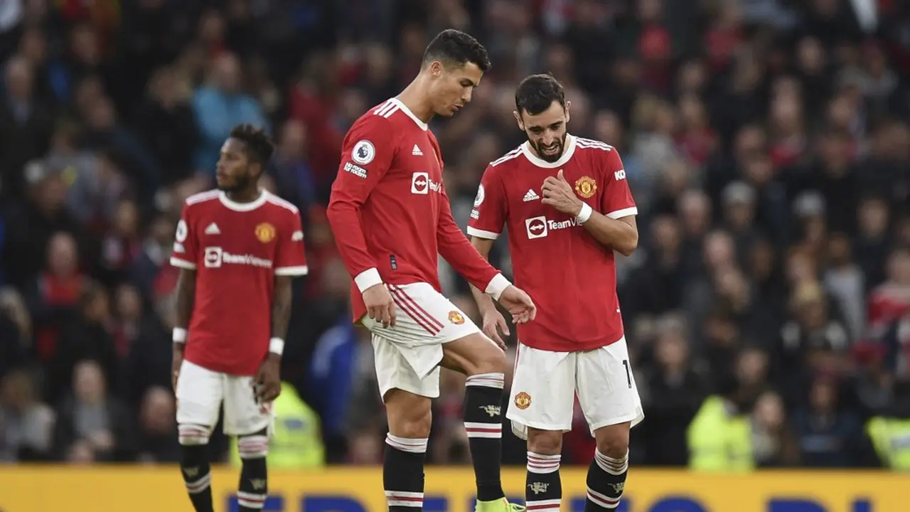 Cristiano Ronaldo dan Bruno Fernandes