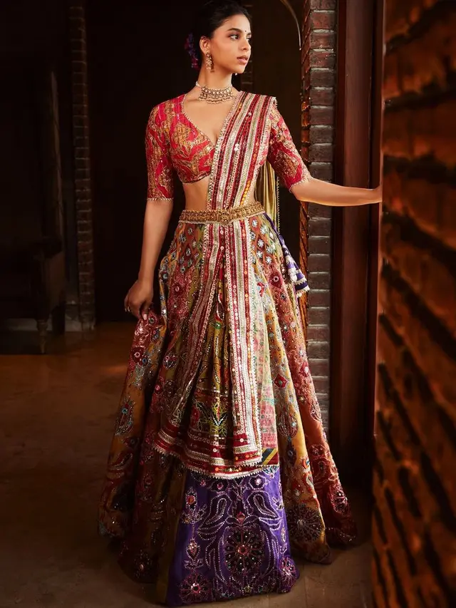 Suhana Khan di Pernikahan Anant Ambani dan Radhika Merchant. [@suhanakhan2]