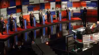 Debat Capres AS Partai Republik Diwarnai dengan Isu ISIS. Debat kelima Partai Republik (AFP)