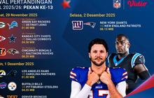 Jadwal NFL Pekan Ke-13, Tayang di Vidio