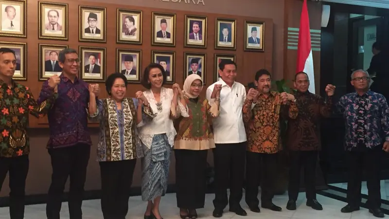 Pansel Calon Pimpinan KPK di Kantor Kementerian Sekretariat Negara Jakarta, Senin (20/5/2019).