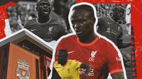 Liverpool - Ilustrasi Sadio Mane (Bola.com/Adreanus Titus)