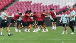 Timnas Indonesia akan melawan Irak pada pertandingan ke-5 Grup F Kualifikasi Piala Dunia 2026 zona Asia, Kamis 6 Juni 2024 besok. (Liputan6.com/Herman Zakharia)