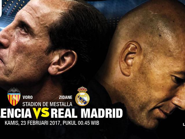 Prediksi Valencia Vs Real Madrid Kesempatan Perlebar Jarak Bola Liputan6 Com