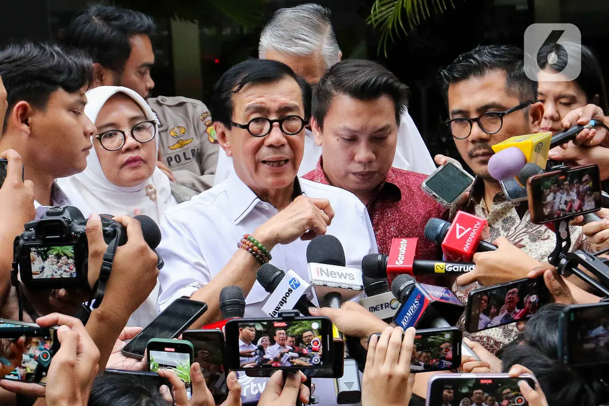 Terkait Harun Masiku, 7 Jam Yasonna H Laoly Diperiksa KPK