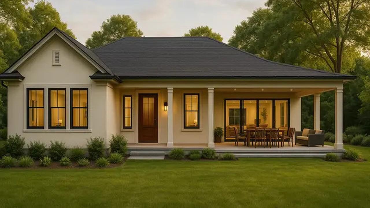 7 Model Rumah Sederhana Berdesain Mewah dengan 3 Kamar Tidur