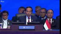 Presiden Jokowi memimpin Konferensi Tingkat Tinggi (KTT) Negara-Negara Pulau dan Kepulauan atau Archipelagic and Island States (AIS) Forum digelar pagi ini, Rabu (11/10/2023), di Bali Nusa Dua Conference Center, Kabupaten Badung, Bali. (Istimewa)