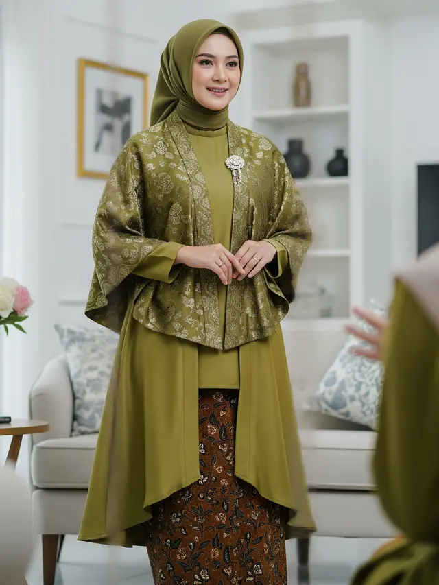 Tren Warna Gamis Lebaran 2026 yang Instagramable (Image by Gemini AI)