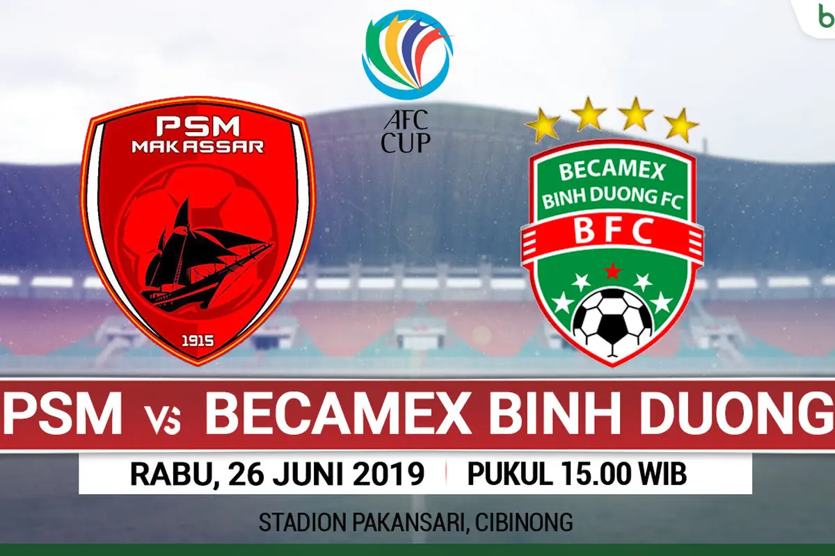 PSM Makassar Vs Becamex Binh Duong