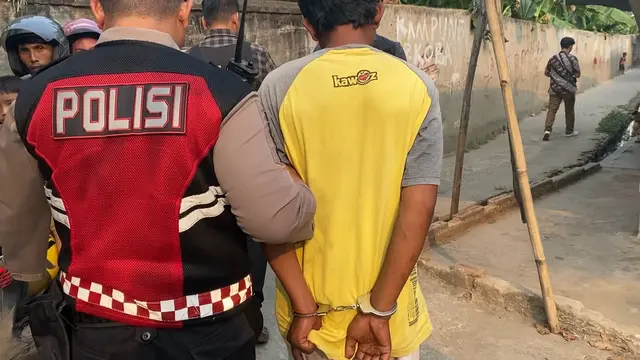 Polisi menggerebek kampung narkoba di Kota Bandar Lampung