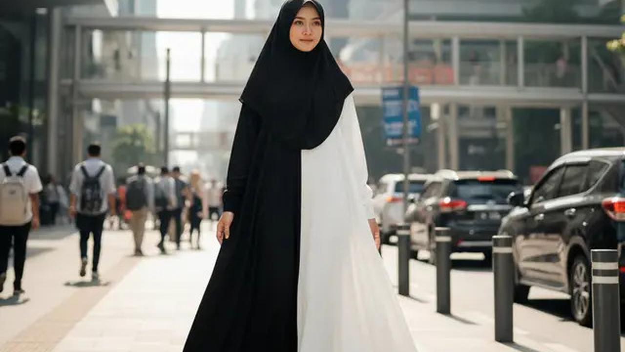 9 Gamis Set Hijab Syar'i Terbaru 2025, Outfit Simple Elegan untuk Harian