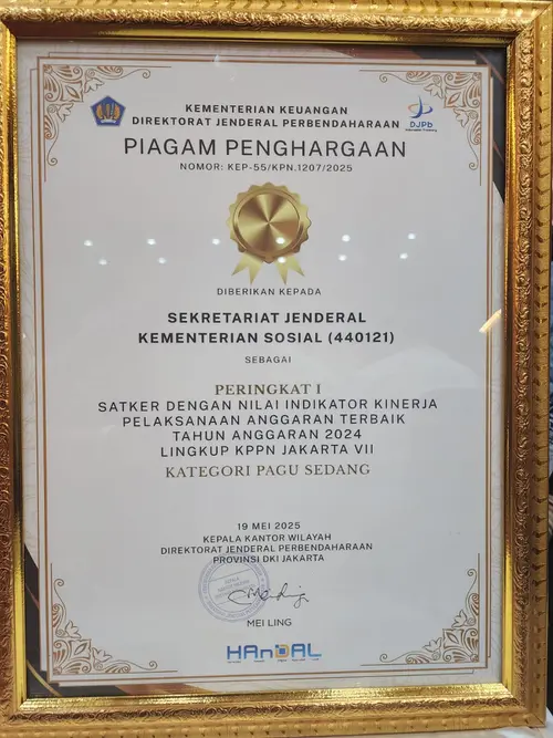 Penghargaan Kemensos.