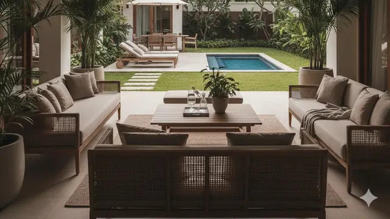 9 Model Rumah 1 Lantai dengan Teras Luas Bergaya Resort, Konsep Elegan yang Bikin Betah