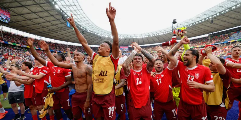 Mengejutkan! Swiss Pulangkan Juara Bertahan Italia dari Euro 2024