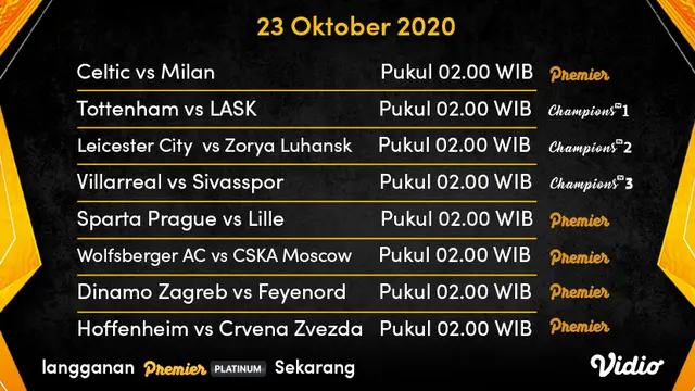 Jadwal Liga Europa