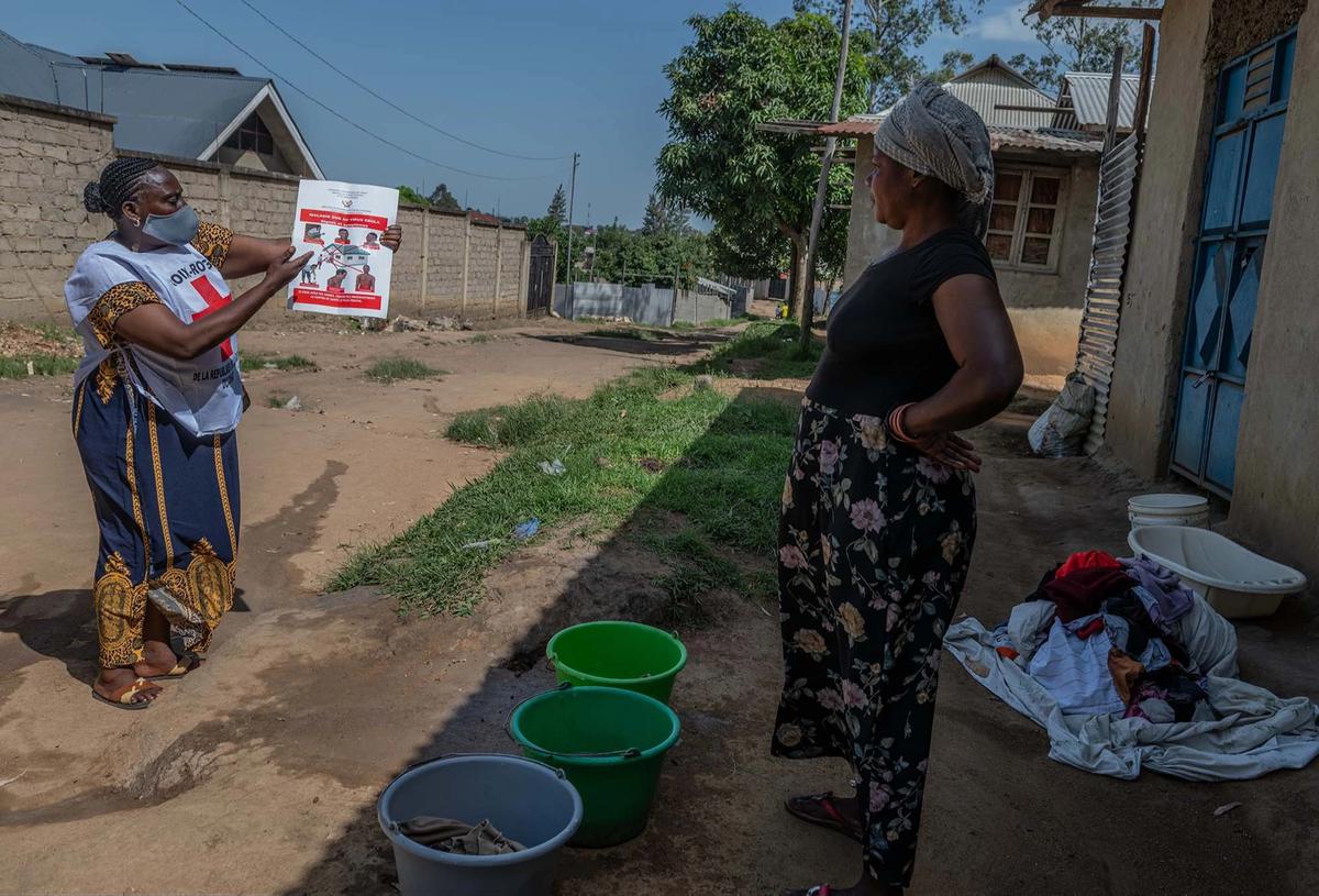 FOTO: Sosialisasi Pencegahan Ebola Diperluas di Kongo