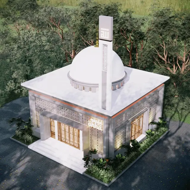 6 Potret Masjid Dibangun Atta Halilintar, Kini Proses Pembangunan yang Keempat