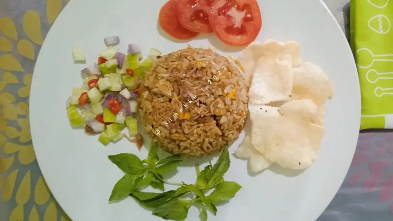 Resep Nasi Goreng Bumbu Rendang Sisa Lebaran