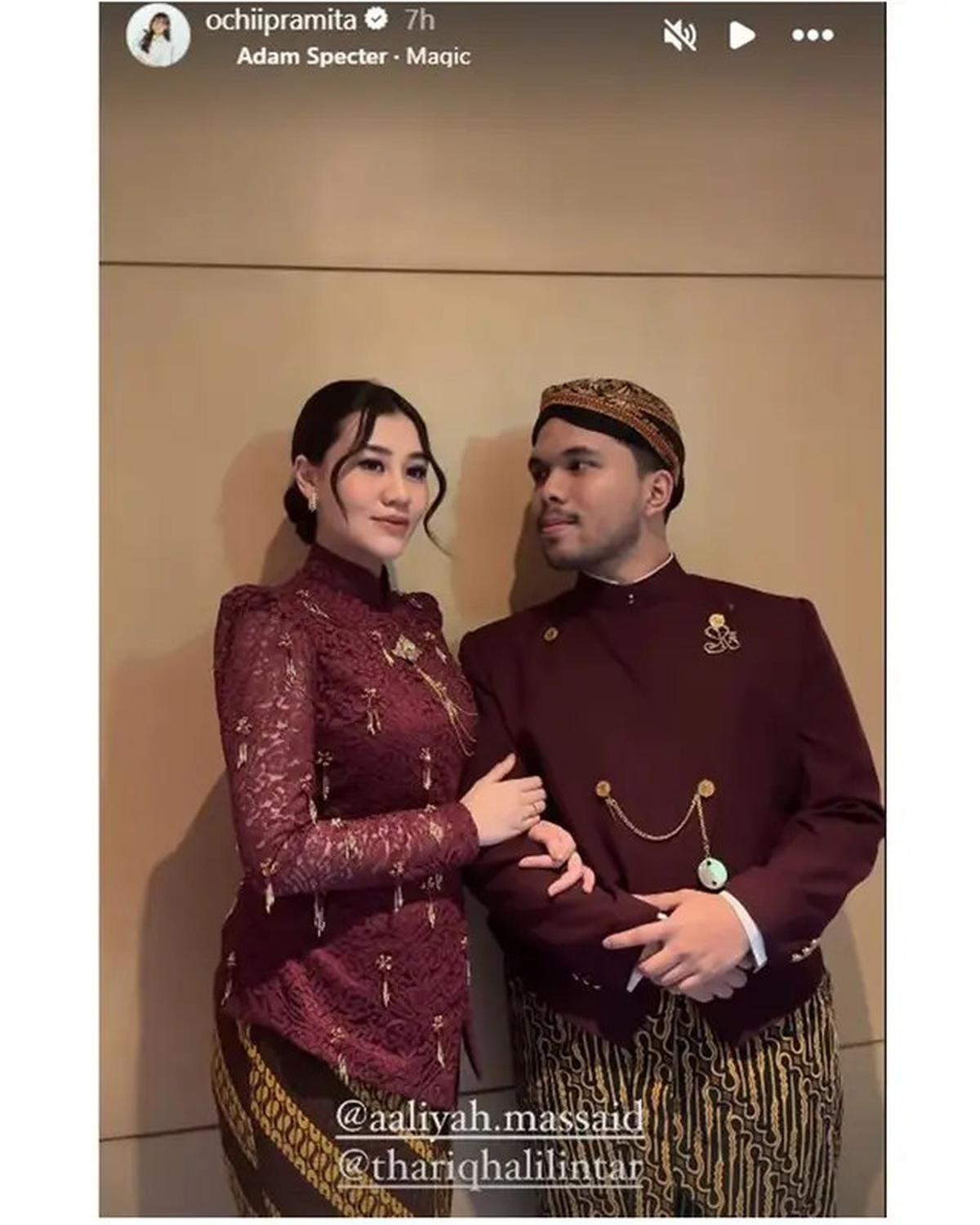6 Potret Pernikahan Sangun Ragahdo, Aaliyah dan Thariq Jadi Pengiring Pengantin